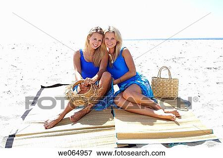 Teen age girls at the beach View Large Photo Image Stock Photo - Teen age girls at the beach. Fotosearch