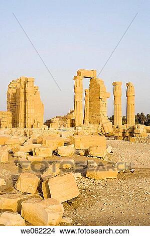 Picture - Temple of Soleb, built during the reign of Amenophis III. Upper Nubia, ash-Shamaliyah state, Sudan. Fotosearch