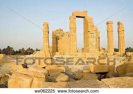 Stock Photography - Temple of Soleb, built during the reign of Amenophis III. Upper Nubia, ash-Shamaliyah state, Sudan. Fotosearch