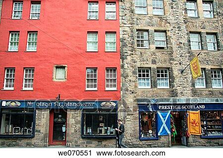 The Royal Mile, Edinburgh. Scotland, UK View Large Photo Image Stock Image - The Royal Mile, Edinburgh. Scotland, UK. Fotosearch