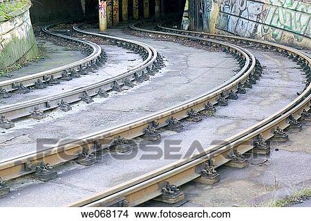 Tramway tracks entering tunnel. Budapest. Hungary View Large Photo Image Picture - Tramway tracks entering tunnel. Budapest. Hungary. Fotosearch