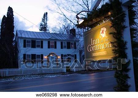 Vermont Inn, Craftsbury Common, Vermont, USA View Large Photo Image Stock Photo - Vermont Inn, Craftsbury Common, Vermont, USA. Fotosearch