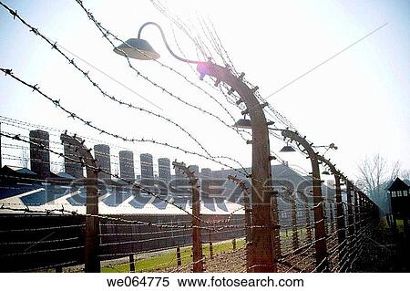 Stock Photography - World War II Auschwitz concentration and extermination camp. Oswiecim, Poland. Fotosearch
