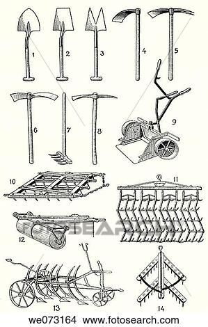 古い 農業 道具 ピクチャー We Fotosearch