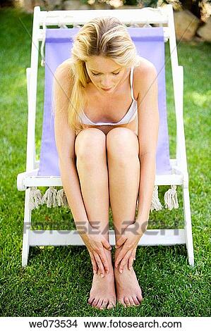 30's, beauty, barefoot, ankle, 20's View Large Photo Image Picture - 30's, beauty, barefoot, ankle, 20's. Fotosearch