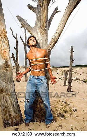 Stock Photo - abandonment, catch, bound, banish, abandoned. Fotosearch