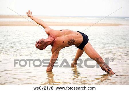 Stock Photo - age, Arms raised, agility, agile, 30's. Fotosearch