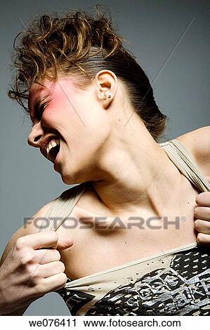aggressiveness, brunette, aggressive View Large Photo Image Stock Image - aggressiveness, brunette, aggressive. Fotosearch