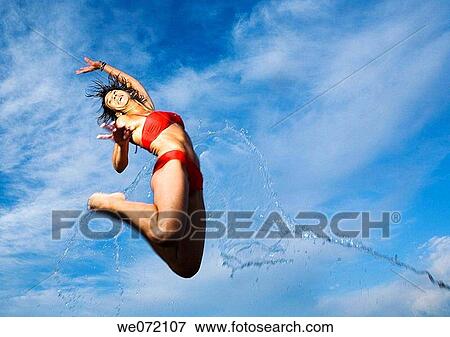 air, beauty, barefoot, arm, 30's View Large Photo Image Stock Photo - air, beauty, barefoot, arm, 30's. Fotosearch