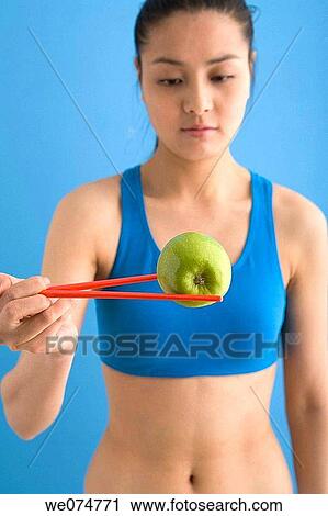 apple, chopstick, Asian, ability View Large Photo Image Stock Image - apple, chopstick, Asian, ability. Fotosearch
