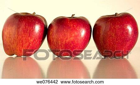 Apples (var. Red delicious) View Large Photo Image Stock Image - Apples (var. Red delicious). Fotosearch
