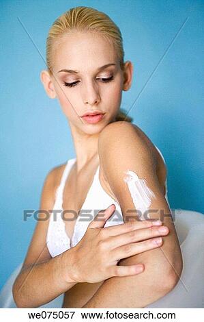 arm, blue, blond, beauty, apply View Large Photo Image Stock Photo - arm, blue, blond, beauty, apply. Fotosearch