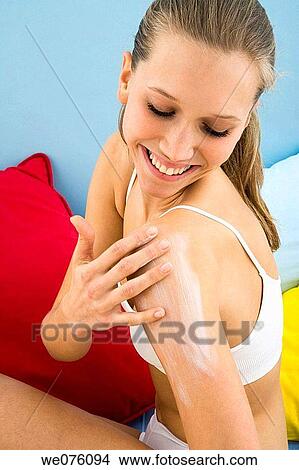 arm, Body care, apply View Large Photo Image Picture - arm, Body care, apply. Fotosearch