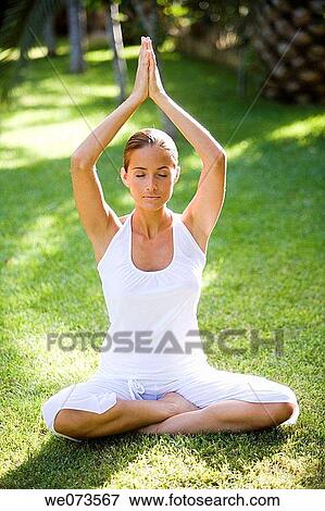 Arms raised, breath, body, beauty, afternoon View Large Photo Image Stock Photo - Arms raised, breath, body, beauty, afternoon. Fotosearch