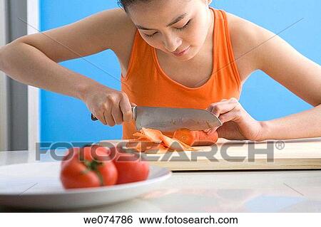 Asian, Chopping-board, carrot, board, ability View Large Photo Image Stock Photograph - Asian, Chopping-board, carrot, board, ability. Fotosearch