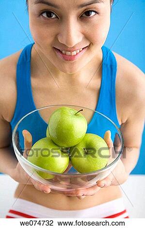 Asian, ethnic, bowl, apple View Large Photo Image Stock Image - Asian, ethnic, bowl, apple. Fotosearch