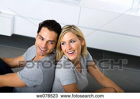 Stock Image - at-home, bonding, bond, affection. Fotosearch