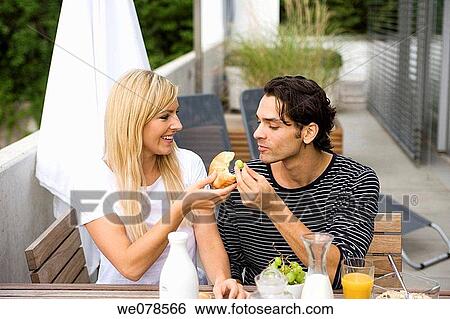 at-home, breakfast, bonding, bond, affection View Large Photo Image Stock Photograph - at-home, breakfast, bonding, bond, affection. Fotosearch