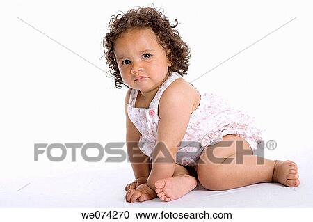 baby, barefoot, brunette, child, childhood View Large Photo Image Stock Image - baby, barefoot, brunette, child, childhood. Fotosearch