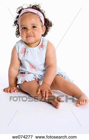 baby, barefoot, brunette, child, childhood View Large Photo Image Stock Photo - baby, barefoot, brunette, child, childhood. Fotosearch