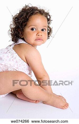 baby, barefoot, brunette, child, childhood View Large Photo Image Stock Photograph - baby, barefoot, brunette, child, childhood. Fotosearch