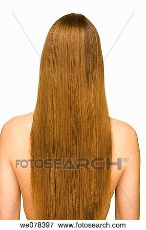 back view, beauty, Beauty Care, brown hair, chestnut hair View Large Photo Image Stock Photo - back view, beauty, Beauty Care, brown hair, chestnut hair. Fotosearch