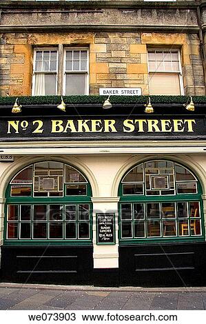 Stock Image - Baker Street, Stirling, Scotland, UK. Fotosearch