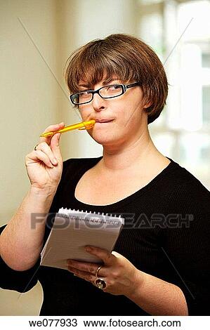 Ball-point pen, brown hair, business, chestnut hair View Large Photo Image Stock Image - Ball-point pen, brown hair, business, chestnut hair. Fotosearch