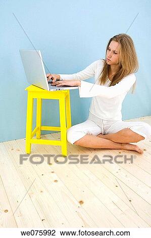 barefoot, computer, contemporary View Large Photo Image Stock Image - barefoot, computer, contemporary. Fotosearch