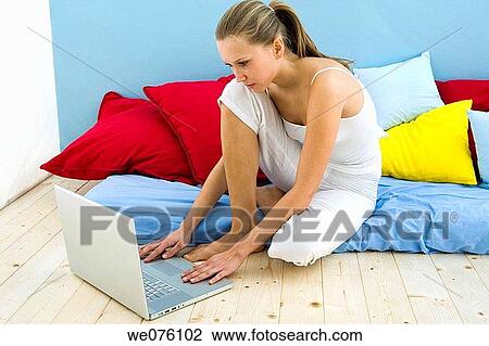 barefoot, computer, contemporary View Large Photo Image Stock Image - barefoot, computer, contemporary. Fotosearch