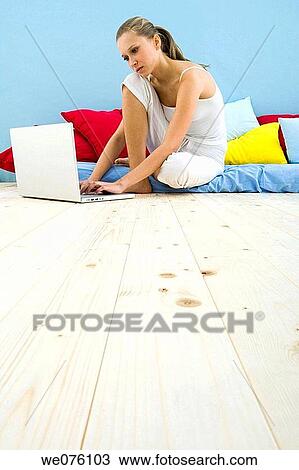 barefoot, computer, contemporary View Large Photo Image Stock Image - barefoot, computer, contemporary. Fotosearch
