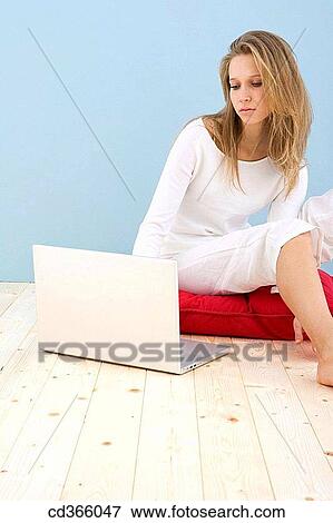 barefoot, computer, contemporary View Large Photo Image Stock Photo - barefoot, computer, contemporary. Fotosearch