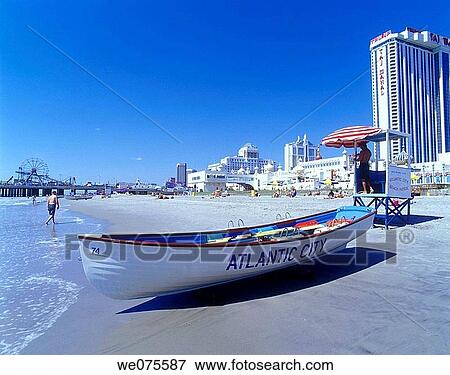 BEACH ATLANTIC CITY. NEW JERSEY. USA View Large Photo Image Stock Photo - BEACH ATLANTIC CITY. NEW JERSEY. USA. Fotosearch
