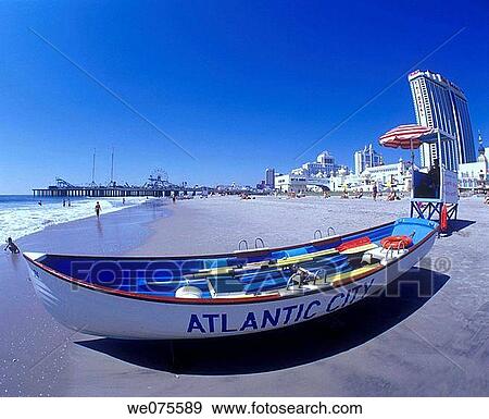 BEACH ATLANTIC CITY. NEW JERSEY. USA View Large Photo Image Stock Photo - BEACH ATLANTIC CITY. NEW JERSEY. USA. Fotosearch