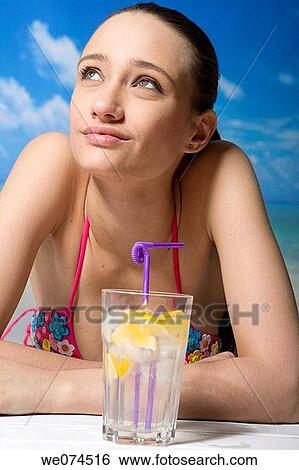 beach, brunette, absorbed View Large Photo Image Stock Photograph - beach, brunette, absorbed. Fotosearch