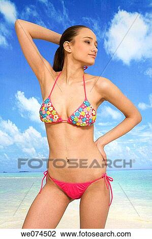 beach, brunette, carnality View Large Photo Image Stock Image - beach, brunette, carnality. Fotosearch