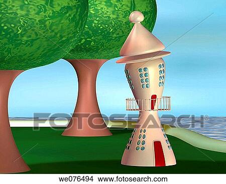 Beach house View Large Photo Image Picture - Beach house. Fotosearch