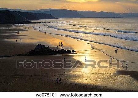 Beach in Sopelana. Biscay. Euskadi. Spain View Large Photo Image Stock Image - Beach in Sopelana. Biscay. Euskadi. Spain. Fotosearch
