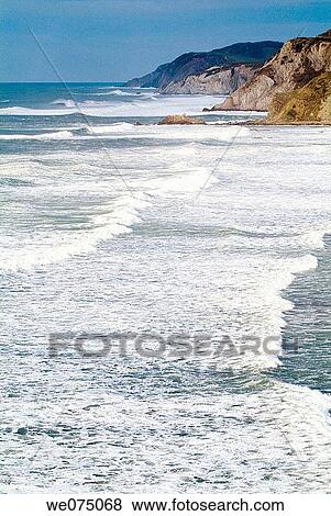 Beach in Sopelana. Biscay. Euskadi. Spain View Large Photo Image Stock Photo - Beach in Sopelana. Biscay. Euskadi. Spain. Fotosearch