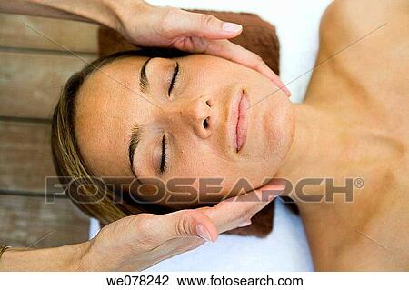 beautician, beauty, Body care, brown hair View Large Photo Image Stock Image - beautician, beauty, Body care, brown hair. Fotosearch