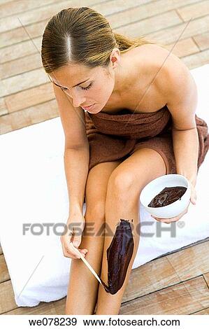 beautician, bowl, Body care, beauty, apply View Large Photo Image Stock Photo - beautician, bowl, Body care, beauty, apply. Fotosearch