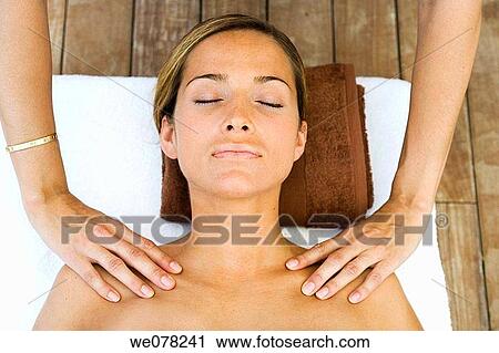beautician, brown hair, beauty, Alternative medicine View Large Photo Image Stock Image - beautician, brown hair, beauty, Alternative medicine. Fotosearch