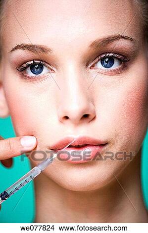beauty, Beauty Care, blond, blue eyes, Botox View Large Photo Image Picture - beauty, Beauty Care, blond, blue eyes, Botox. Fotosearch