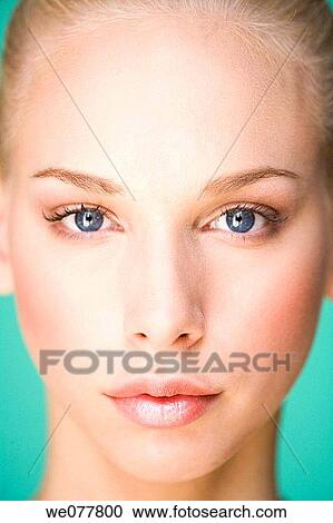 beauty, Beauty Care, blond, blue eyes View Large Photo Image Stock Image - beauty, Beauty Care, blond, blue eyes. Fotosearch