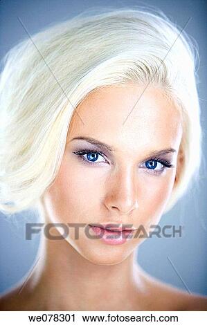 beauty, Beauty Care, blond, blue eyes View Large Photo Image Stock Image - beauty, Beauty Care, blond, blue eyes. Fotosearch