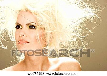 beauty, Beauty Care, blond, Close-up View Large Photo Image Stock Image - beauty, Beauty Care, blond, Close-up. Fotosearch