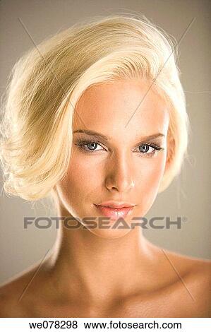beauty, Beauty Care, blond, Close-up View Large Photo Image Stock Photo - beauty, Beauty Care, blond, Close-up. Fotosearch