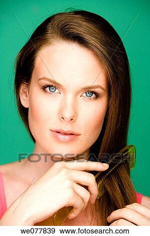 beauty, Beauty Care, blue eyes, brunette View Large Photo Image Stock Photo - beauty, Beauty Care, blue eyes, brunette. Fotosearch