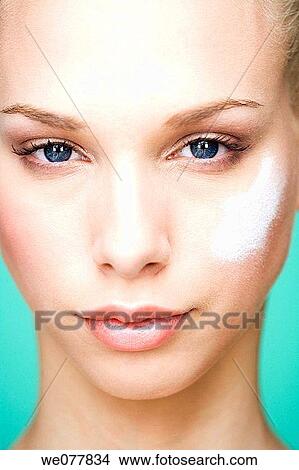 beauty, Beauty Care, blue eyes, cheek View Large Photo Image Picture - beauty, Beauty Care, blue eyes, cheek. Fotosearch