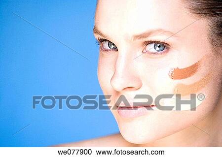 beauty, Beauty Care, blue eyes, cheek View Large Photo Image Stock Image - beauty, Beauty Care, blue eyes, cheek. Fotosearch